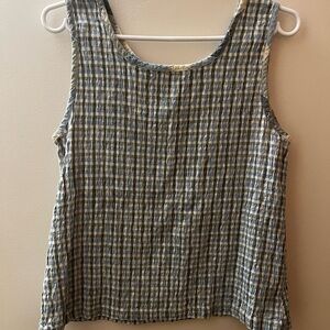 Vintage Plaid tank top